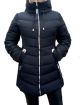 Куртка женская зимняя удлиненная теплая плотная плащевка синтепон 44 и